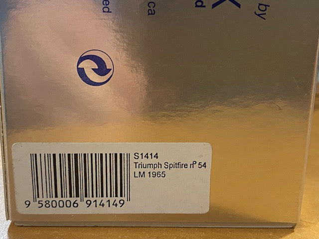 Trumph Spitfire  "54 Le Mans 1965  C.Dubois-J.F Piot