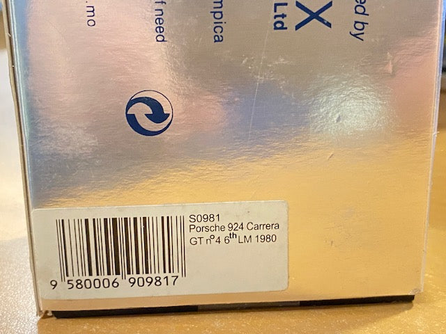 Porsche 924 Carrera GT  #4 -6th Le Mans 1980  - J.Barth-M.Schurti