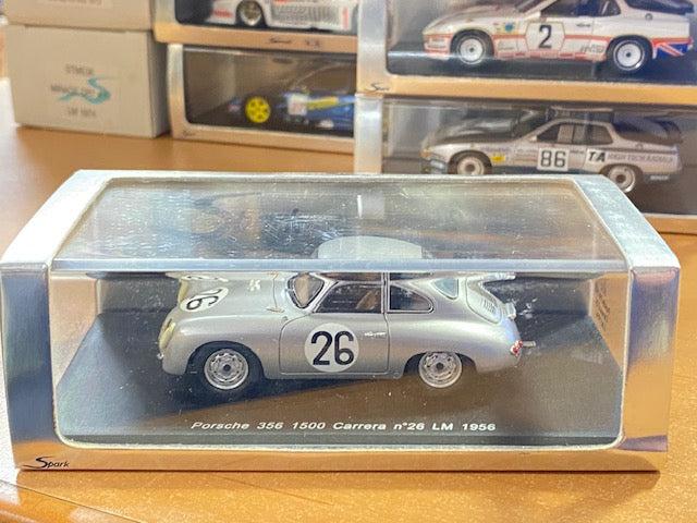Porsche 356 1500  Carrera, #.26 Le Mans 1956 - M.Nathan - H.Gloeckler.