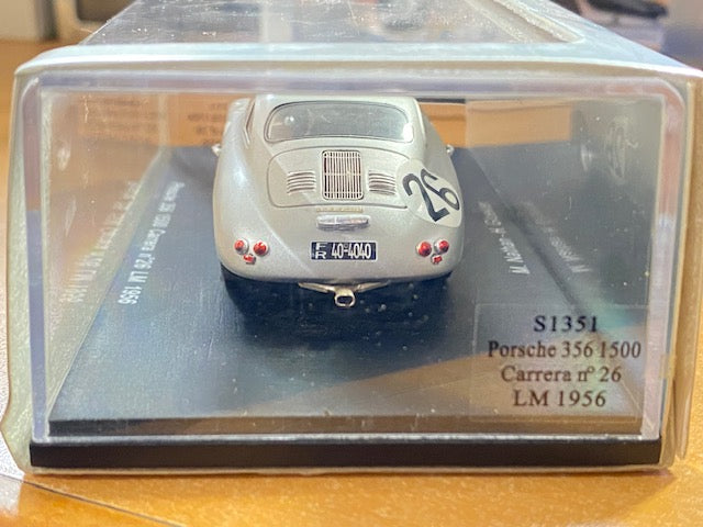 Porsche 356 1500  Carrera, #.26 Le Mans 1956 - M.Nathan - H.Gloeckler.