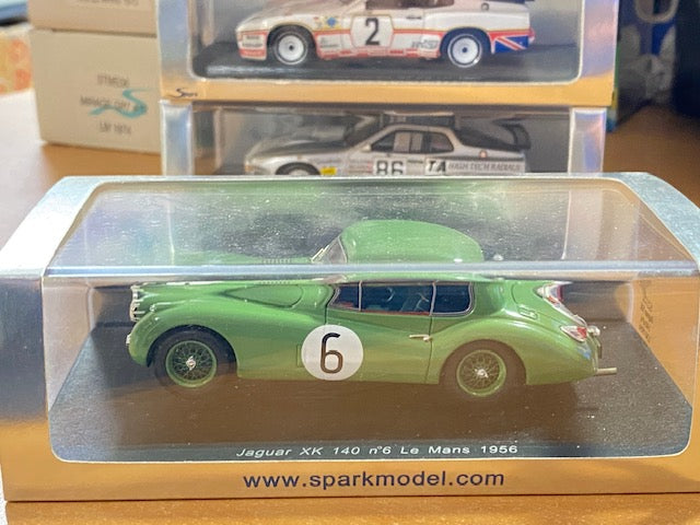 RARE Jaguar XK 140 #6 Le Mans 1956 -  R.Walsshaw-P.Bolton