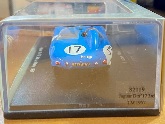 RARE JAGUAR D TYPE 3ème LE MANS 1957 #17 JEAN LUCAS/JEAN-MARY BRUSSIN