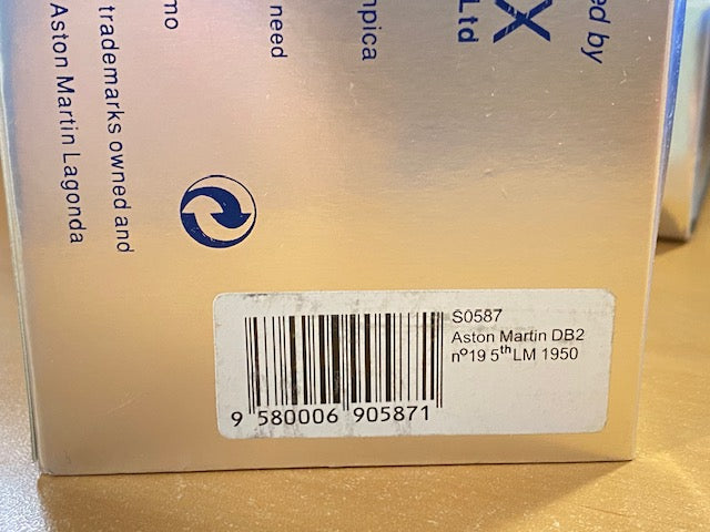 Aston Martin  DB2 Le Mans 1950  19 # - G. Abecassis/  L.Macklin