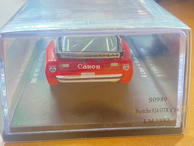 Porsche 924 GTR "Cannon Livery" #84 Le Mans 1982 - R. Lloyd - A. Rouse - J. Allam