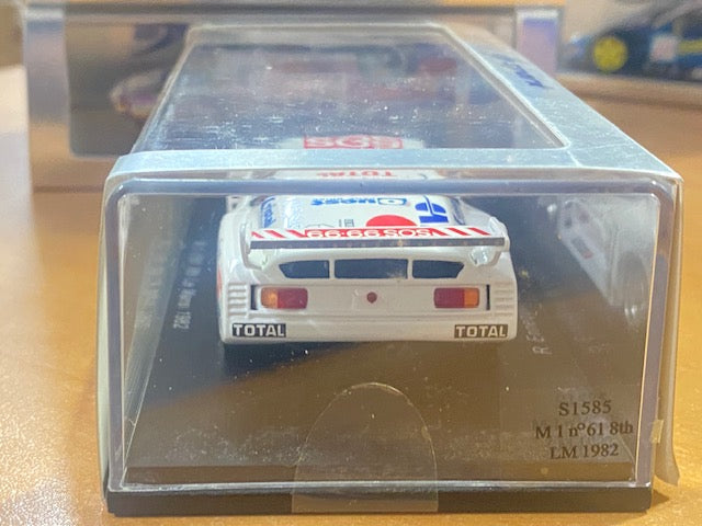 BMW M1, # 61 Le Mans 18e 1982 - R. Ennequin - M. Gabriel - F. Gasparetti.