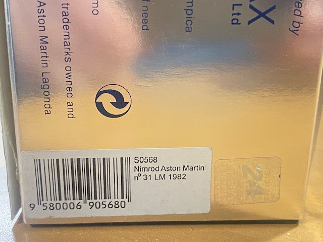 Nimrod Aston Martin #31 Le Mans 1982-B.Evans-T.Needell-G.Lees