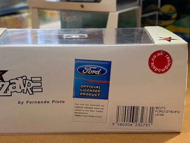 FORD GT 40 #12 Le Mans 1964 - Richard Attwood  Jo Schlesser