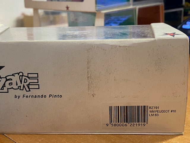 RARE WM 83 Turbo PEUGEOT Le Mans 1983 16th- Roger Dorchy  Alain Couderc (de)  Pascal Fabre