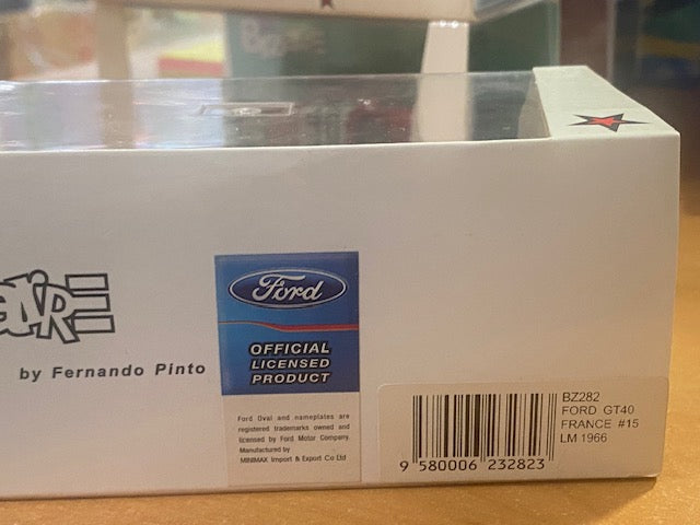 FORD GT 40 #15  Le Mans 1966  - Guy Ligier  Bob Grossman