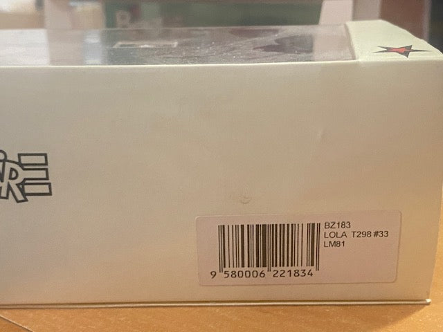 LOLA T295 BMW  #33 Le Mans 1981 - Pierre Yver  Michel Dubois  Jacques Heuclin