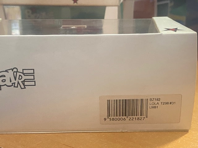 LOLA T298 BMW #31 Le Mans 1981-18th- Jean-Philippe Grand  Yves Courage