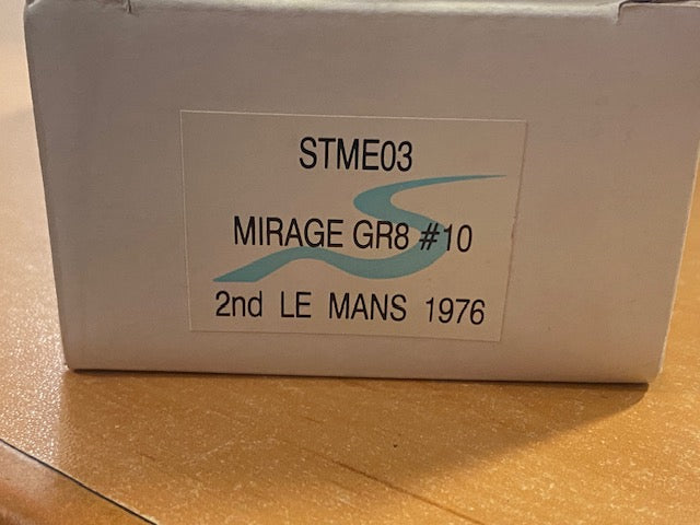 Mirage GR8 #10 2nd Le Mans 1976 - J.L.Lafosse- F.Migault Ref STME03