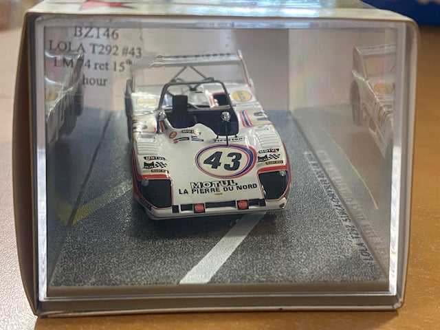 LOLA T292 SIMCA CHRYSLER -ROC #43 Le Mans 1974- Robert Mieusset  Fred Stalder  François Sérvanin Ref BZ146