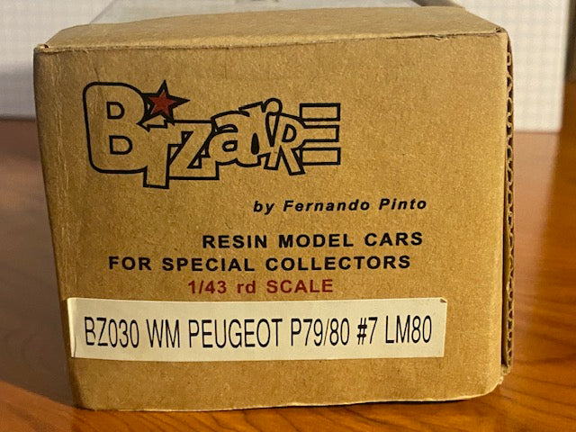 WM PEUGEOT P79/80 Turbo Le Mans 1980  #7 - Serge Saulnier  Jean-Louis Bousquet  Denis BZ030Morin