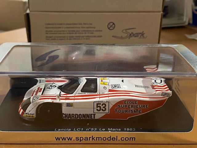 LANCIA LC1  #.53 LE MANS 1983 F. Hesnault T. Perrier B. Salam Ref S0664