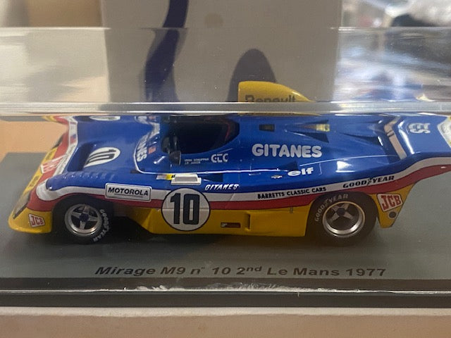 RARE MIRAGE M9  #10  2nd Le Mans 1977 - Vern Schuppan  Jean-Pierre Jarier