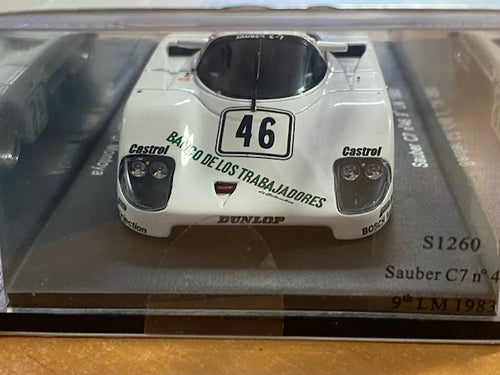 -SAUBER C7 #48 9th Le Mans 1983 ( Garcia/Naon/Montoya Ref S1260