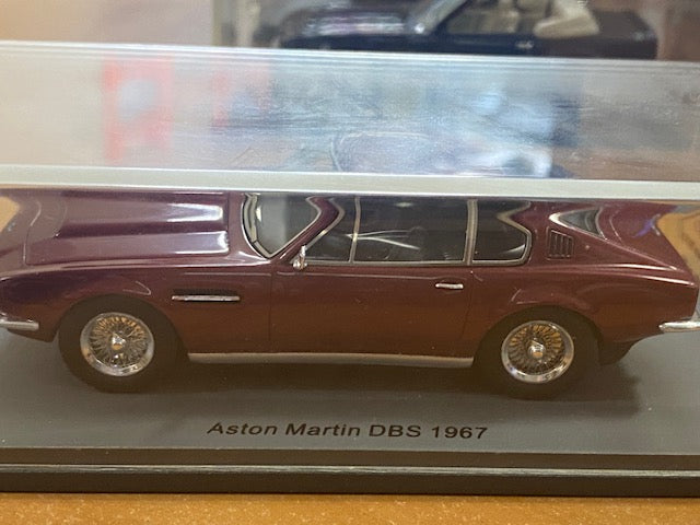 ASTON MARTIN DBS 1967 Bordeaux Ref S0573 ( SANS CARTONNAGE )