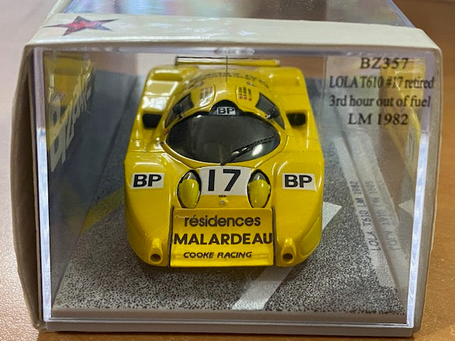 LOLA T610 #17 Le Mans 1982- Brian Redman  Ralph Kent-Cooke  Jim Adam Ref BZ358