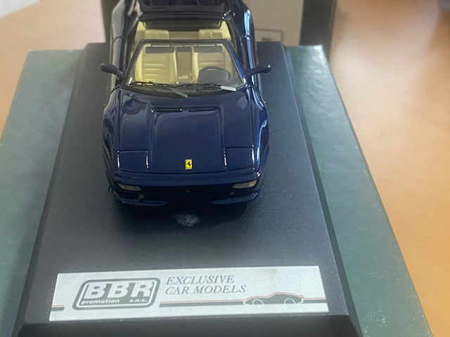 RARE FERRARI F355 GTS 1994 Métallic Blue Ref BBR70C