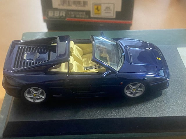 RARE FERRARI F355 GTS 1994 Métallic Blue Ref BBR70C