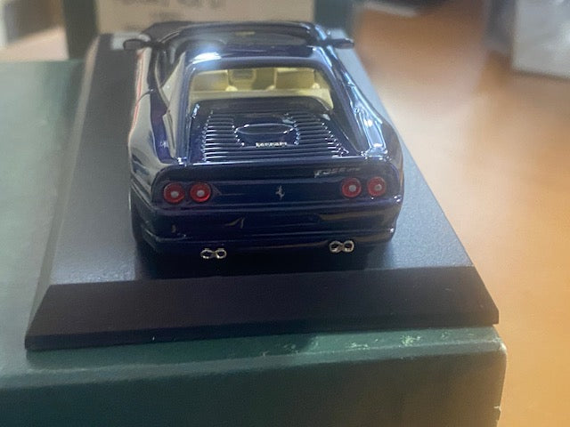 RARE FERRARI F355 GTS 1994 Métallic Blue Ref BBR70C