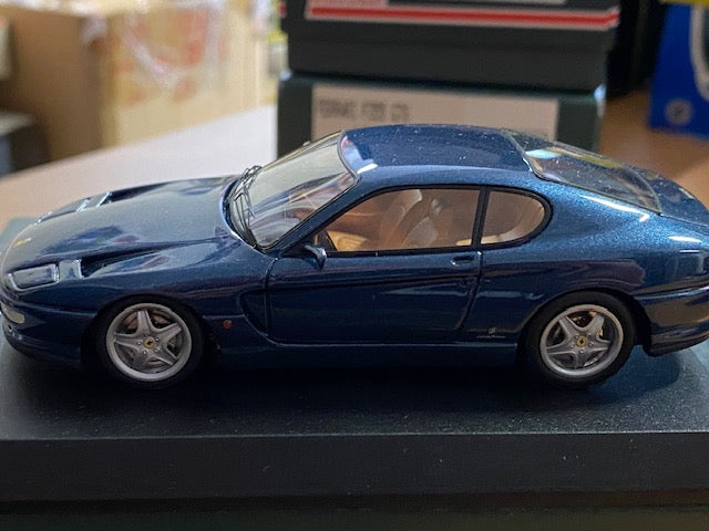 RARE FERRARI 456 GT 1992l Métallic Blue Ref BBR 460