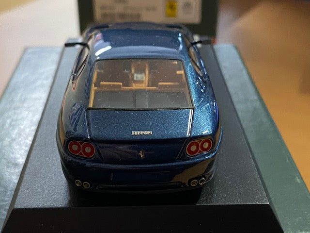RARE FERRARI 456 GT 1992l Métallic Blue Ref BBR 460