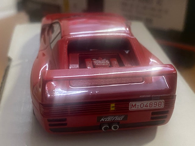 RARE FERRARI TESTAROSSA Koenig 1988 Rouge Ref BBR20