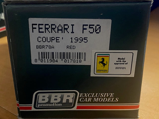 RARE FERRARI F50 1995 Rouge Ref 78A