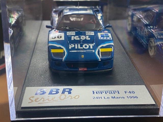 RARE FERRARI F40 #56 Le Mans 1996- Michel Ferté  Olivier Thévenin  Nicolas Leboissetier Rf BG120