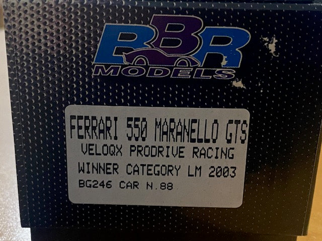 RARE Ferrari 550 Maranello GTS #88 class winner Le Mans 2003 -10rd - Tomáš Enge  Peter Kox  Jamie Davies BG246