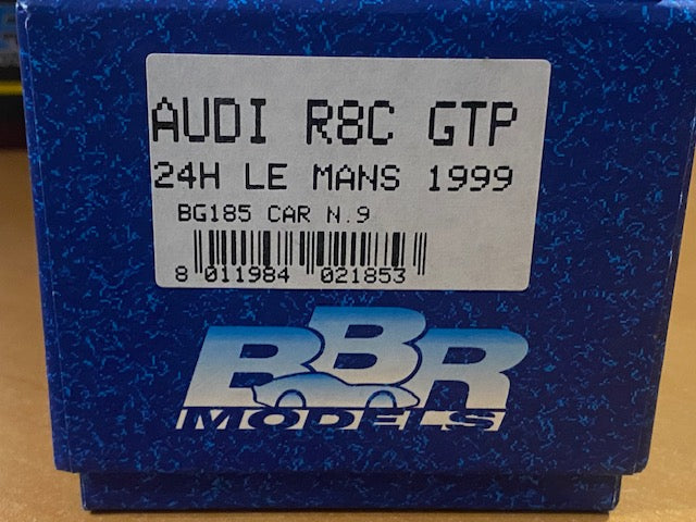 RARE AUDI R8C GTP #9 Le Mans 1999 - Ed. N° 020/100 - Abt-Ortelli -Johansson -Ref BG185