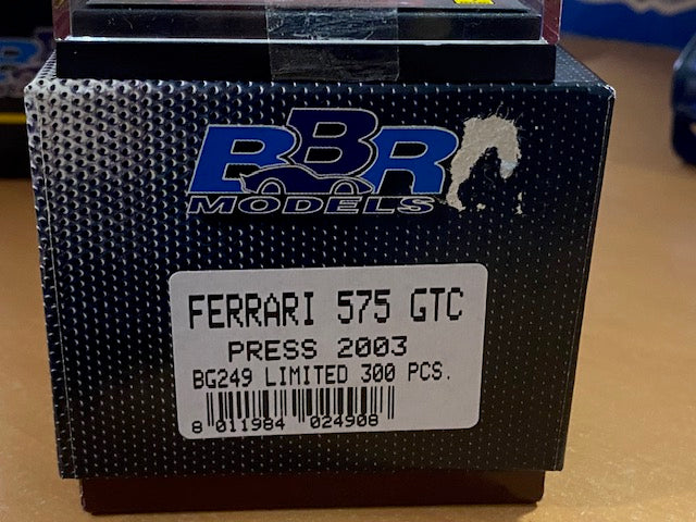 RARE Ferrari 575 GTC Fia GT 2003 Présentation Presse 6 Ed. N°105/300  Ref BG249