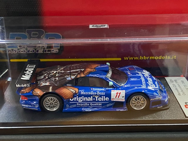 RARE MERCEDES CLK-GT Oschesleben 1998 #11 ORIGINAL TEILE Ed. N° 119/200 Ref EX05