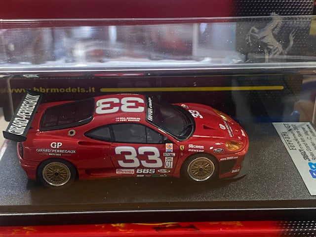 RARE FERRARI 360 modena N/GT Rolex Grand Am Serie 2002 #33 - BAuberlen-C.Wagner Lim.131/200 pcs Ref BG240