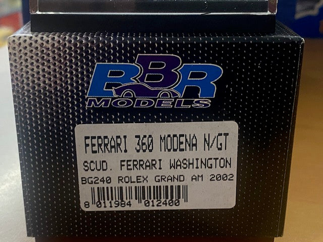 RARE FERRARI 360 modena N/GT Rolex Grand Am Serie 2002 #33 - BAuberlen-C.Wagner Lim.131/200 pcs Ref BG240
