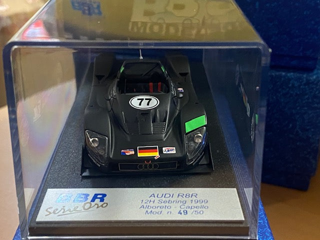 AUDI R8R 12H-Sebring 1999 Alboreto-Capello -Ed. N° 49/50 pcs