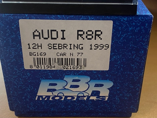 AUDI R8R 12H-Sebring 1999 Alboreto-Capello -Ed. N° 49/50 pcs