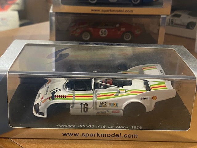 PORSCHE 908/03 #16 Le Mans 1976 -  Leo Kinnunen  Egon Evertz - Ref S3403