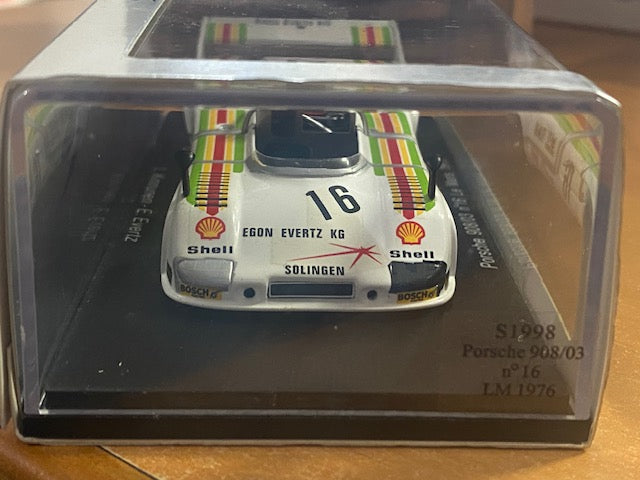 PORSCHE 908/03 #16 Le Mans 1976 -  Leo Kinnunen  Egon Evertz - Ref S3403