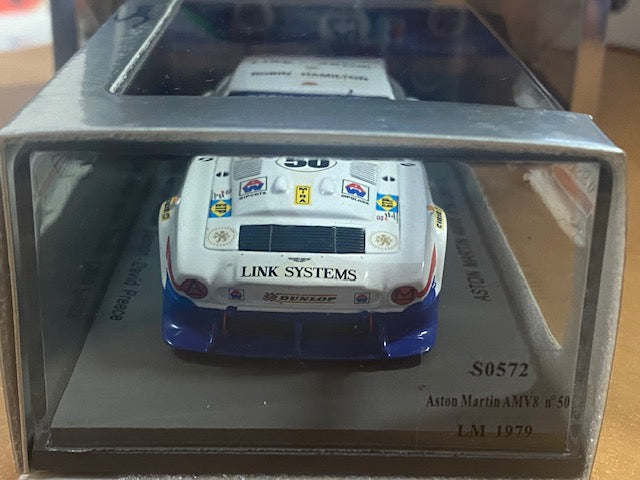 TRES RARE ASTON MARTIN AMV8 #50 Le Mans 1979 - Robin Hamilton  Mike Salmon  Dave Preece -Ref S0572