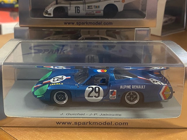TRES RARE ALPINE A220 #29 LeMans 1968 - Jean Guichet  Jean-Pierre Jabouille -Ref S1543