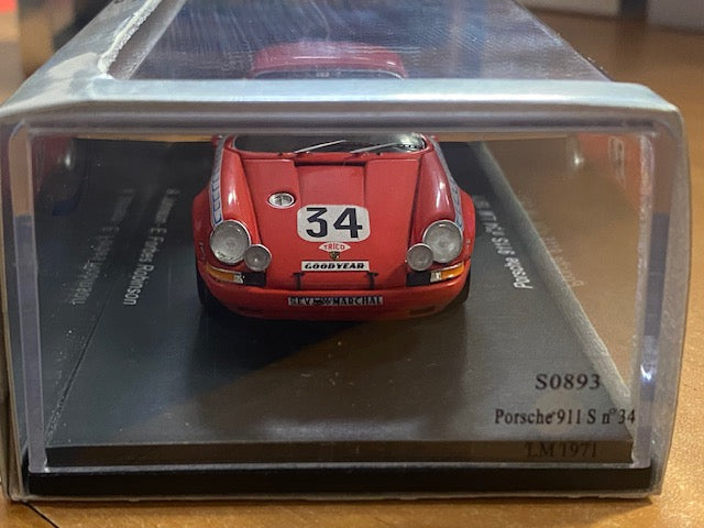 Porsche 911S #34 24h Le Mans 1971 - Johnson & Forbes-Robinson - Ref S0893