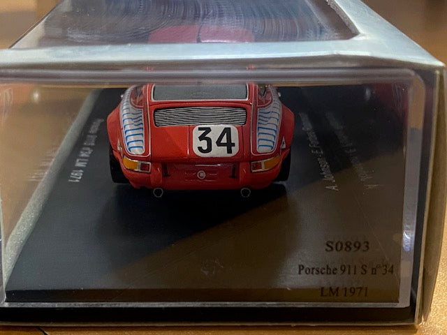 Porsche 911S #34 24h Le Mans 1971 - Johnson & Forbes-Robinson - Ref S0893