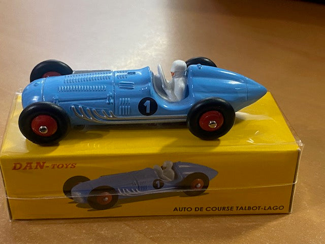 Auto de Course Talbot-Lago #1 Bleu Clair