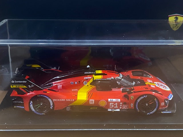 RARE  Ferrari AF Corse, #51  Winner Le Mans 2023 - Alessandro Pier Guidi James Calado  Antonio Giovinazzi  Ref LSLM162