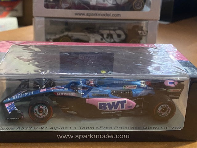 Alpine A522 BMT Alpine  F1 Team Free Pactrice Miami GP 2022-Esteban Ocon Ref S8521