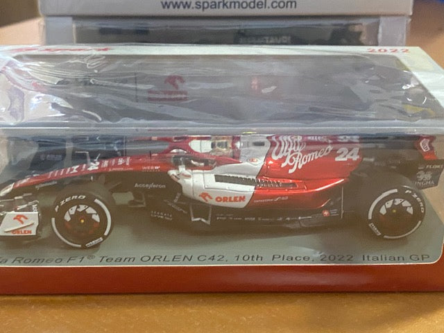 Alfa Roméo F1 Team ORLEN C42 10th Place2022 Italian GP -Zhou GuanYu    Ref S8549