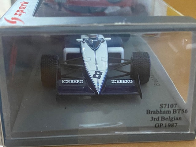 BRABHAM BT56 # 8 3ème GP Belgique 1987 - Andrea de Cesaris Ref S7107
